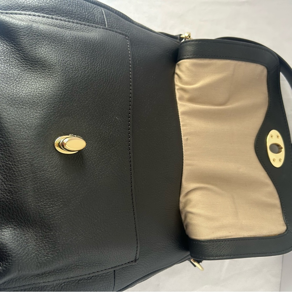 TALBOTS CALF HAIR CLASSIC HOBO BAG - Picture 4 of 13